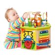 7-in-1 Wooden Activity Cube Toy Supply