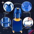 2PC Kids Luggage Set Rolling Suitcase & Backpack-Navy For Discount