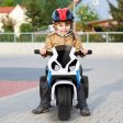 6V Kids 3 Wheels Riding BMW Licensed Electric Motorcycle-Blue For Sale