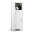 1-Door Freestanding Bathroom Cabinet with Open Shelf For Cheap