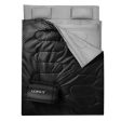 2 Person Waterproof Sleeping Bag with 2 Pillows-Black Sale