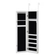 Door and Wall Mounted Armoire Jewelry Cabinet with Full-Length Mirror Online Hot Sale