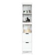 5-Tier Multifunctional  Bathroom Floor Cabine Storage with 2 Drawers Online Hot Sale