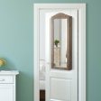 Wall Door Mounted Jewelry Armoire Cabinet with Mirror Supply