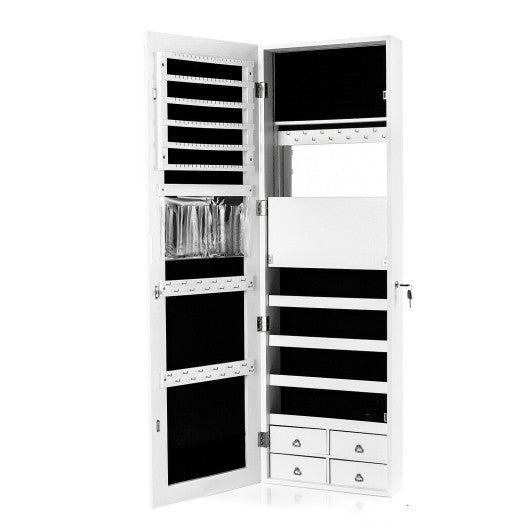 Multipurpose Storage Cabinet with 4 Drawers-White For Cheap