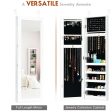 Door and Wall Mounted Armoire Jewelry Cabinet with Full-Length Mirror Online Hot Sale