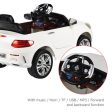 6V Kids Remote Control Battery Powered LED Lights Riding Car-White on Sale