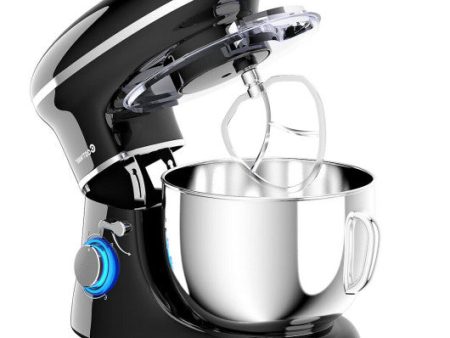 6.3 Qt 6 Speed 660W  Tilt-Head Food Stand Mixer-Black Online