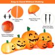 7.5 Feet Halloween Inflatable 7 Pumpkins Patch with LED Lights For Discount