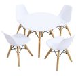 5 Pieces Kids Mid-Century Modern Table Chairs Set Online now