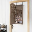 Wall Door Mounted Jewelry Armoire Cabinet with Mirror Supply