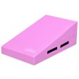 Incline Gymnastics Mat Wedge Ramp Gym Tumbling Exercise Mat-Pink Online