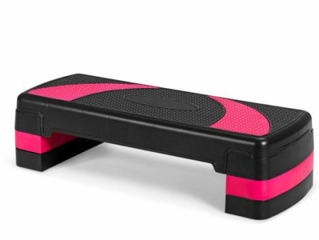 31 Inch Adjustable Exercise Aerobic Stepper with Non-Slip Pads on Sale