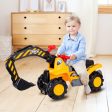 Outdoor Kids Ride On Construction Excavator with Safety Helmet Online