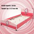 Kids Children Upholstered Platform Toddler Girl Pattern Bed Sale