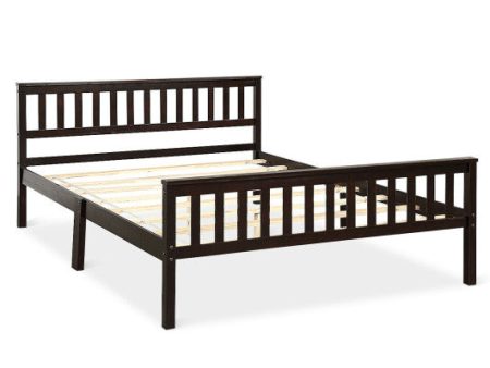 Wood Bed Frame Support Platform with Headboard and Footboard Supply