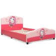 Kids Children Upholstered Platform Toddler Girl Pattern Bed Sale