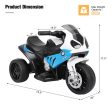 6V Kids 3 Wheels Riding BMW Licensed Electric Motorcycle-Blue For Sale