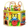 7-in-1 Wooden Activity Cube Toy Supply