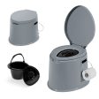 5L Portable Travel Toilet with Paper Holder for Outdoor Online