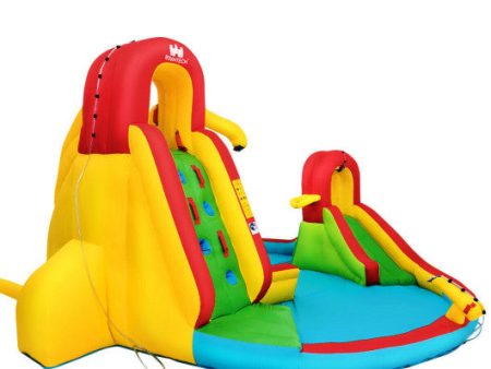 Kids Gift Inflatable Water Slide Bounce Park with 480 W Blower Online now