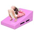 Incline Gymnastics Mat Wedge Ramp Gym Tumbling Exercise Mat-Pink Online