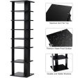 7-Tier Shoe Rack Practical Free Standing Shelves Storage Shelves-Black Online Hot Sale