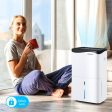 100-Pint Dehumidifier with Smart App and Alexa Control for Home and Basements-White on Sale