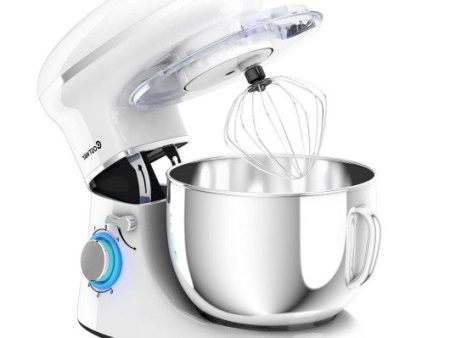 6.3 Quart Tilt-Head Food Stand Mixer 6 Speed 660W-White Online Sale