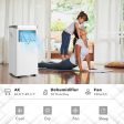 10000BTU 3-in-1 Portable Air Conditioner with Remote Control-White Online Hot Sale