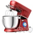 7.5 Qt Tilt-Head Stand Mixer with Dough Hook-Red Online Hot Sale