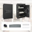 Digital Flat Recessed Wall Safe Security Lock Gun Cash Box-Black Online