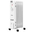 1500W Electric Space Heater with 3 Heat Settings and Safe Protection Sale