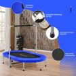 2-Person Foldable Mini Kids Fitness Rebounder Trampoline-Blue Hot on Sale