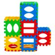 32 Pieces Big Waffle Block Set Kids Educational Stacking Building Toy on Sale