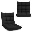 14-Position Adjustable Folding Lazy Gaming Sofa-Black Online