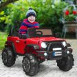 12 V Kids Ride On Truck with Remote Control and Double Magnetic Door-Red on Sale