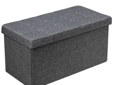 31.5 Inch Fabric Foldable Storage with Removable Storage Bin-Dark Gray Supply