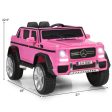 12V Licensed Mercedes-Benz Kids Ride On Car-Pink Fashion