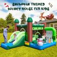 Inflatable Christmas Bouncy House with 735w Blower Discount