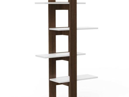 5-Tier Freestanding Bookshelf with Anti-Toppling Device Online Hot Sale