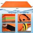 12 x 6 Feet 3 Layer Floating Water Pad-Orange on Sale