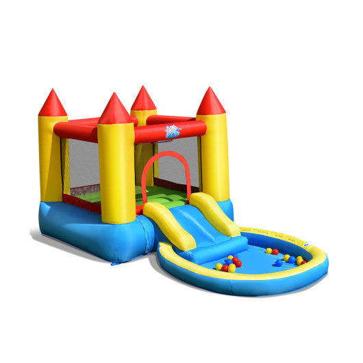 Inflatable Kids Slide Bounce House with 550w Blower Hot on Sale