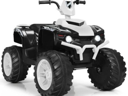 12V Kids 4-Wheeler ATV Quad Ride On Car -White on Sale