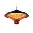 1500W Electric Hanging Ceiling Mounted Infrared Heater with Remote Control-Black Online now