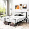 Full Queen Size Platform Bed Frame with High Headboard-Full Size Online