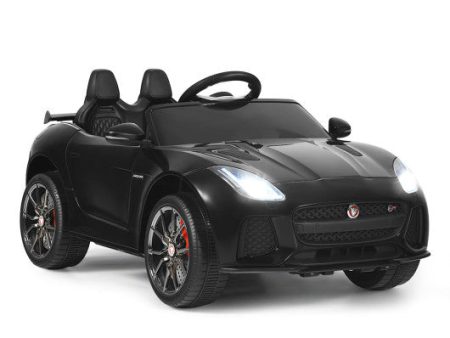 12V Jaguar F-Type SVR Licensed Kids Ride On Car-Black Hot on Sale