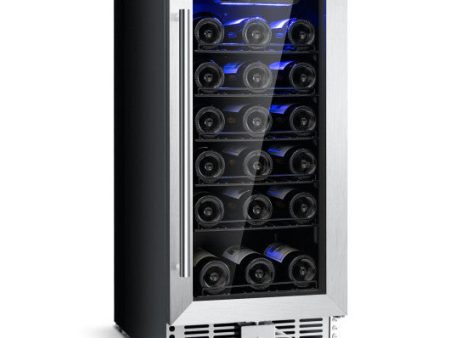 15 Inch 30-Bottle Wine Cooler with Temperature Memory Discount