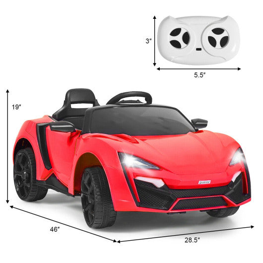 12V 2.4G RC Electric Vehicle with Lights-Red Sale