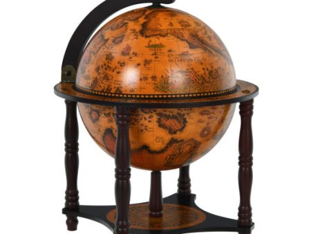 23 Inch Globe Wine Bar Stand for Dining Room and Living Room-Coffee Online Hot Sale